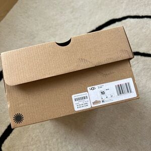 ***NIB***UGG TAZZ PLATFORM SLIPPERS IN MUSTARD SEED SIZE 10 TAN STITCHING